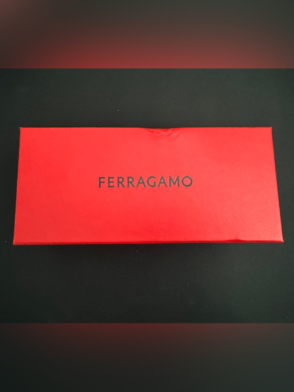 Salvatore Ferragamo Red Logo Box